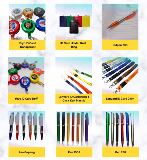 Lanyard custom dengan logo perusahaan