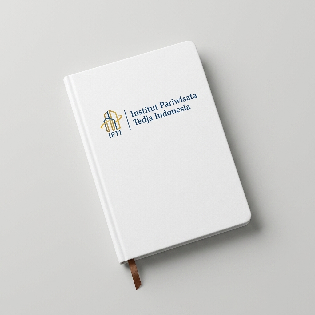 Notebook hardcover custom dengan logo korporat