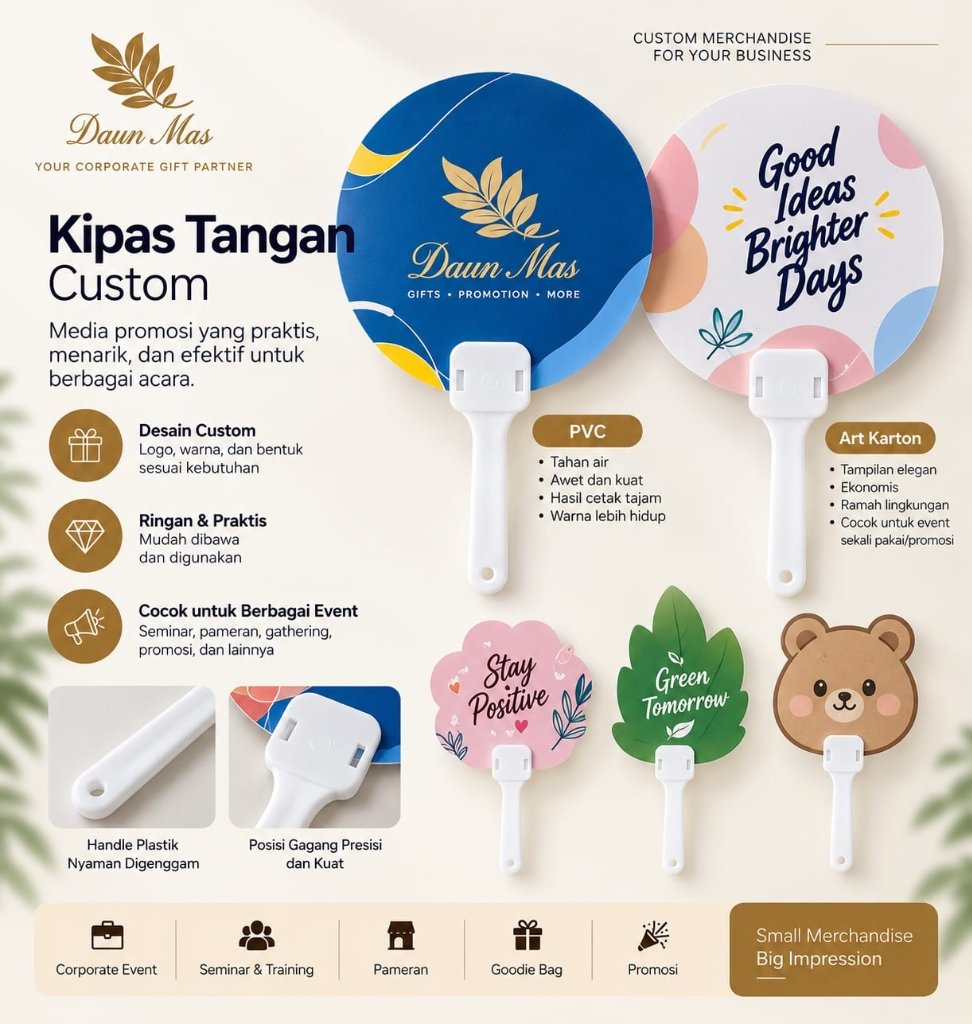 Kipas Tangan Custom