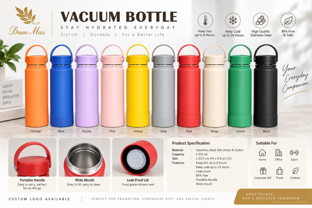 Vacuum Bottle Stainless 304